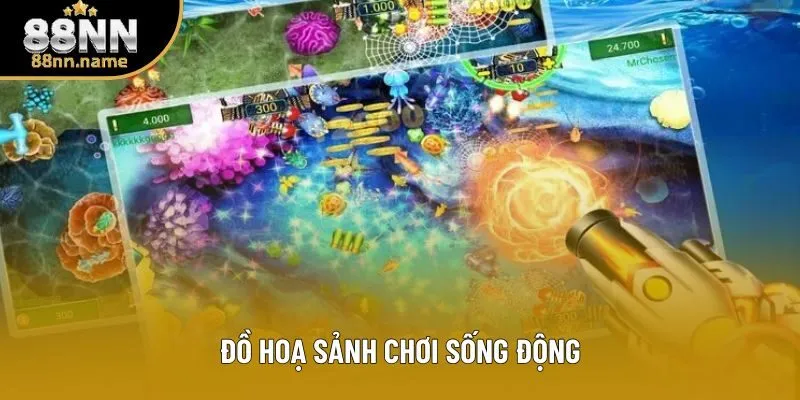 Đồ hoạ sảnh chơi sống động Đồ hoạ sảnh chơi sống động